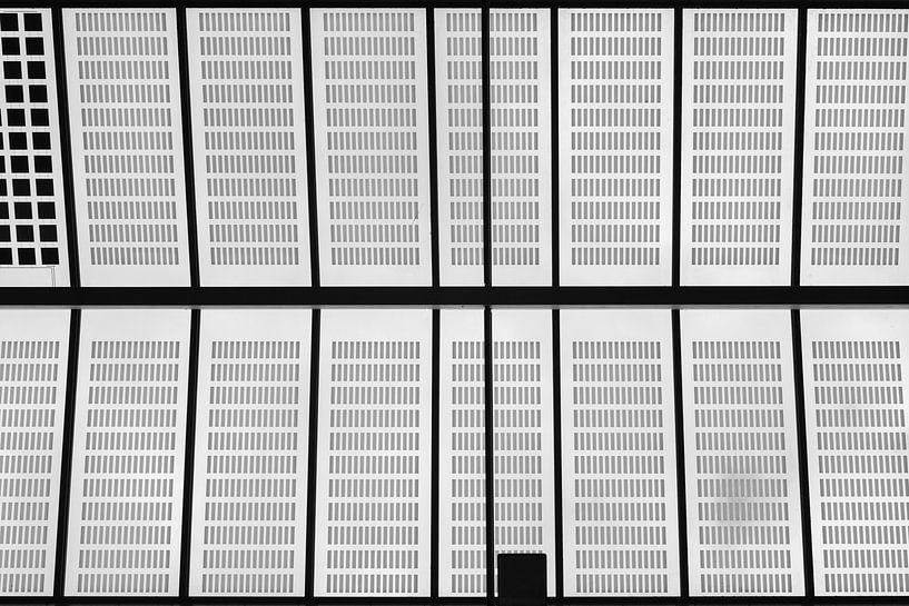 Solar panels in the glass by Maarten Borsje