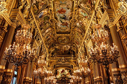 Beeindruckender Saal des Palais Garnier, Paris