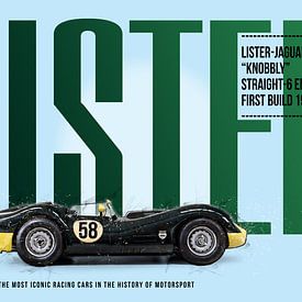 Lister-Jaguar Knobbly Tribute sur Theodor Decker