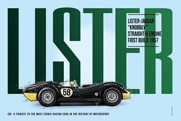 Lister-Jaguar Knobbly Tribute van Theodor Decker