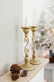 Golden light at Christmas by Nienke van Denderen