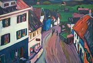 Uitzicht vanuit het raam van de Griesbräu, Wassily Kandinsky van Meesterlijcke Meesters thumbnail