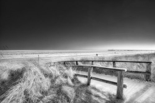 Het strand van Scharbeutz aan de Oostzee