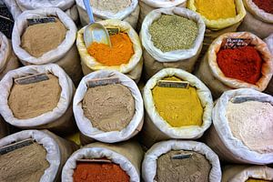 Colourful spices by P.D. de Jong