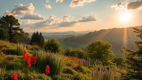 A whispering summer breeze