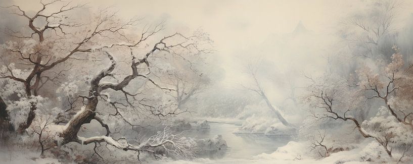 Winter Work 56923 by Eye catching paintings