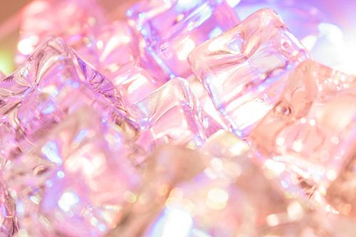 IJsblokjes in een kleurenzee