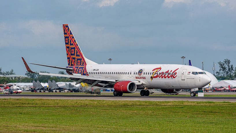 Batik Air Malaysia Boeing 737-800 passenger jet. by Jaap van den Berg