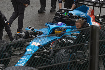 Fernando Alonso Grid Spa 2021