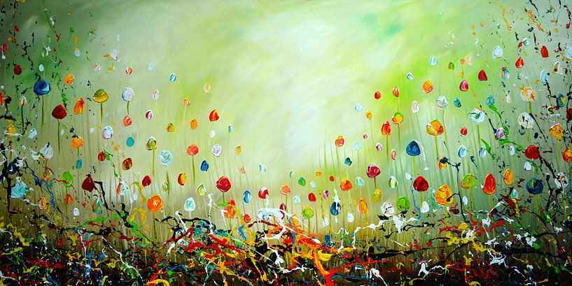Flowers by Gena Theheartofart