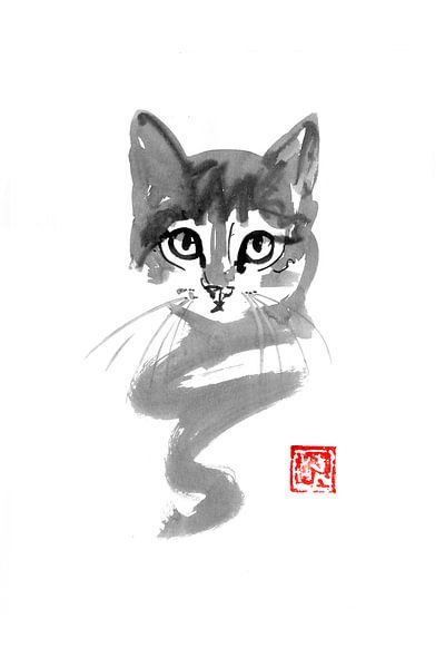 cat line by Péchane Sumie