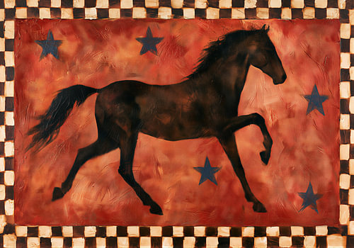 Schwarzes Pferd