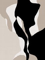 Shapes 10 | Neutral & Black Abstract Minimalism