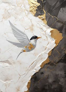 Abstraktes Golddekor