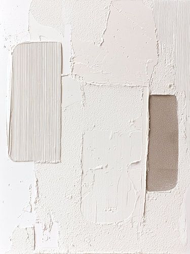 Repos structuré en béton blanc