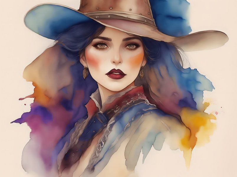 Wild West Cowgirl III von DeVerviersBelgium