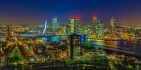 Skyline Rotterdam vanaf de Euromast | Tux Photography - 7 van Tux Photography thumbnail