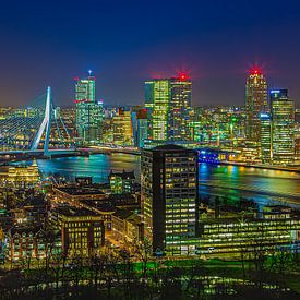 Skyline Rotterdam vanaf de Euromast | Tux Photography - 7 van Tux Photography
