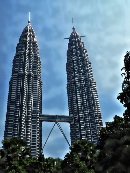 De Petronas Twin Towers Kuala Lumpur, Maleisië  van Marcel van Berkel