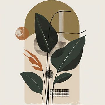 Geometric plants by Poster Art Shop