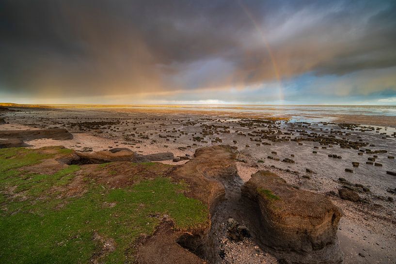 The coast of the Waddenzee by Peter Bijsterveld
