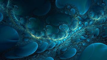 Blue fractals by Mysterious Spectrum
