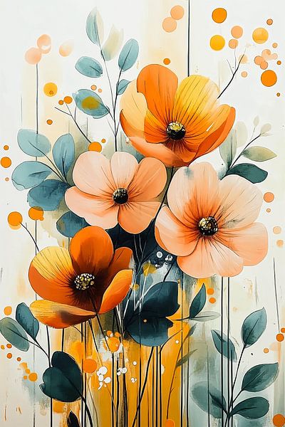 Fleurs Aquarelle n°2 par Studio BB