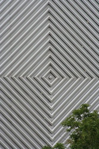 Quadraten mit einem Baum