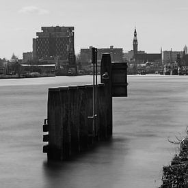 Stadsgezicht Groningen van Martijn Kramer