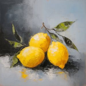 Lemon Still Life by Jacky