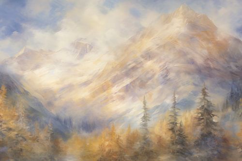 Alpine mountain landscape