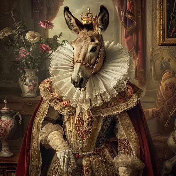 Royal donkey by Poster Art Shop