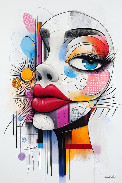 kunstachtige en grappige whimsical karikatuur van Gelissen Artworks