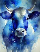 Delfts blauw Koe 1