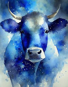Bleu de Delft Vache 1 sur Loutje fotografie & styling