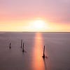 Sunset IJsselmeer Noordoostpolder by Martien Hoogebeen Fotografie
