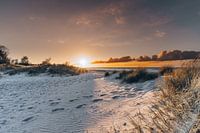 Zonsondergang Duinen