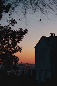 Ansichten des Pariser Sonnenuntergangs von Eva Ruiten