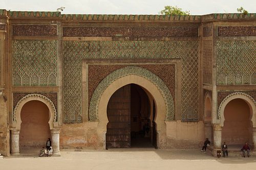 Bab Mansur Gate in Meknes, Morocco