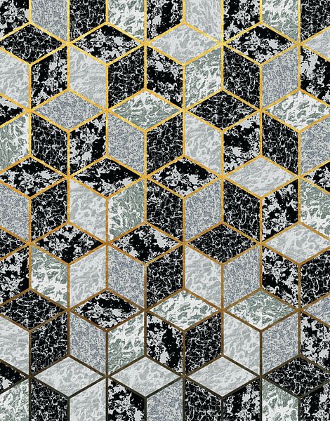 Abstrakte Komposition 803 von Angel Estevez