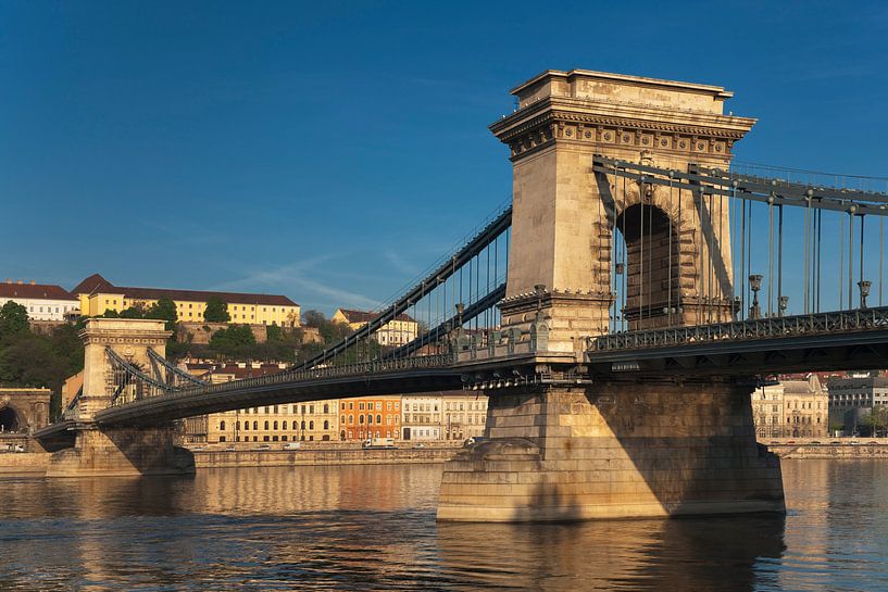  Kettenbruecke Budapest, Ungarn van Gunter Kirsch