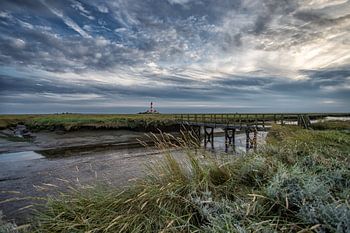 Blick auf Westerhever Leuchtturm