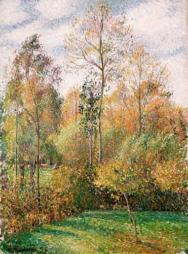 Automne, Peupliers, Eragny, Camille Pissarro, Eragny, Camille Pissarro...