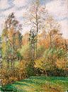 Herbst, Peupliers, Eragny, Camille Pissarro, Camille Pissarro von Meisterhafte Meister Miniaturansicht