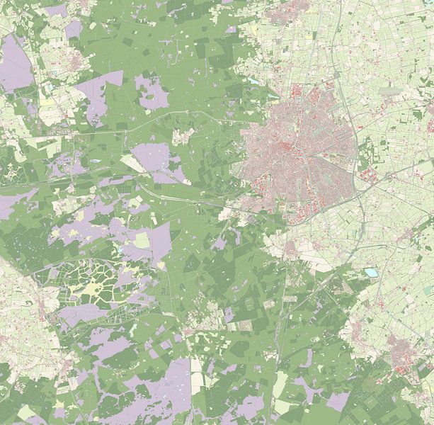 Map of Apeldoorn by Rebel Ontwerp