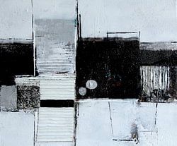 Strukturbild in Schwarz-Weiß