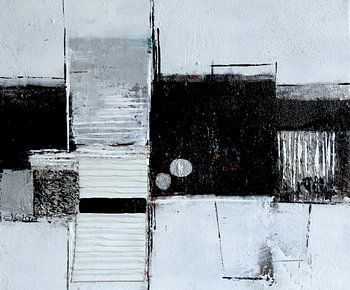 Strukturbild in Schwarz-Weiß