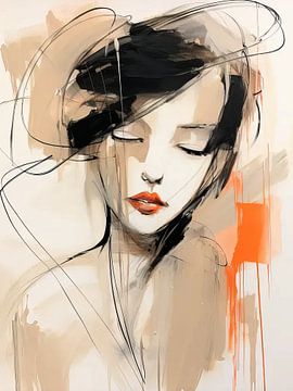 Miss Stijl Abstract van TOAN TRAN