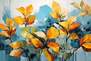 Yellow foliage by Uncoloredx12