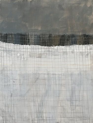 Modern abstract in Japandi stijl